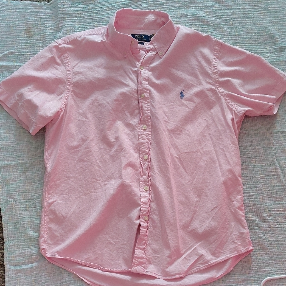 Polo by Ralph Lauren Men's Pink Shirt